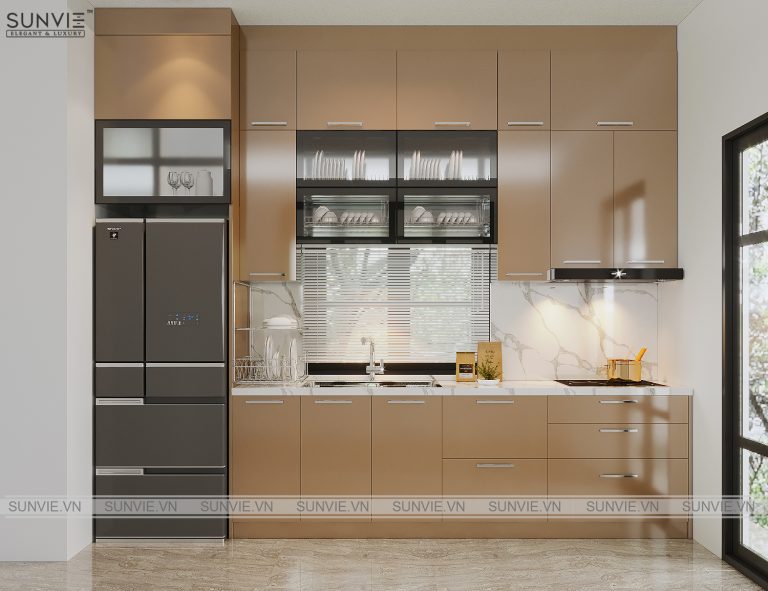 Mách nhỏ kinh nghiệm chọn mua tủ bếp 2 tầng chất lượng