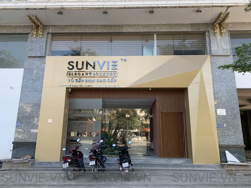 Sunvie tự hào là đơn vị thiết kế, thi công và sản xuất tủ bếp inox hàng đầu Việt Nam