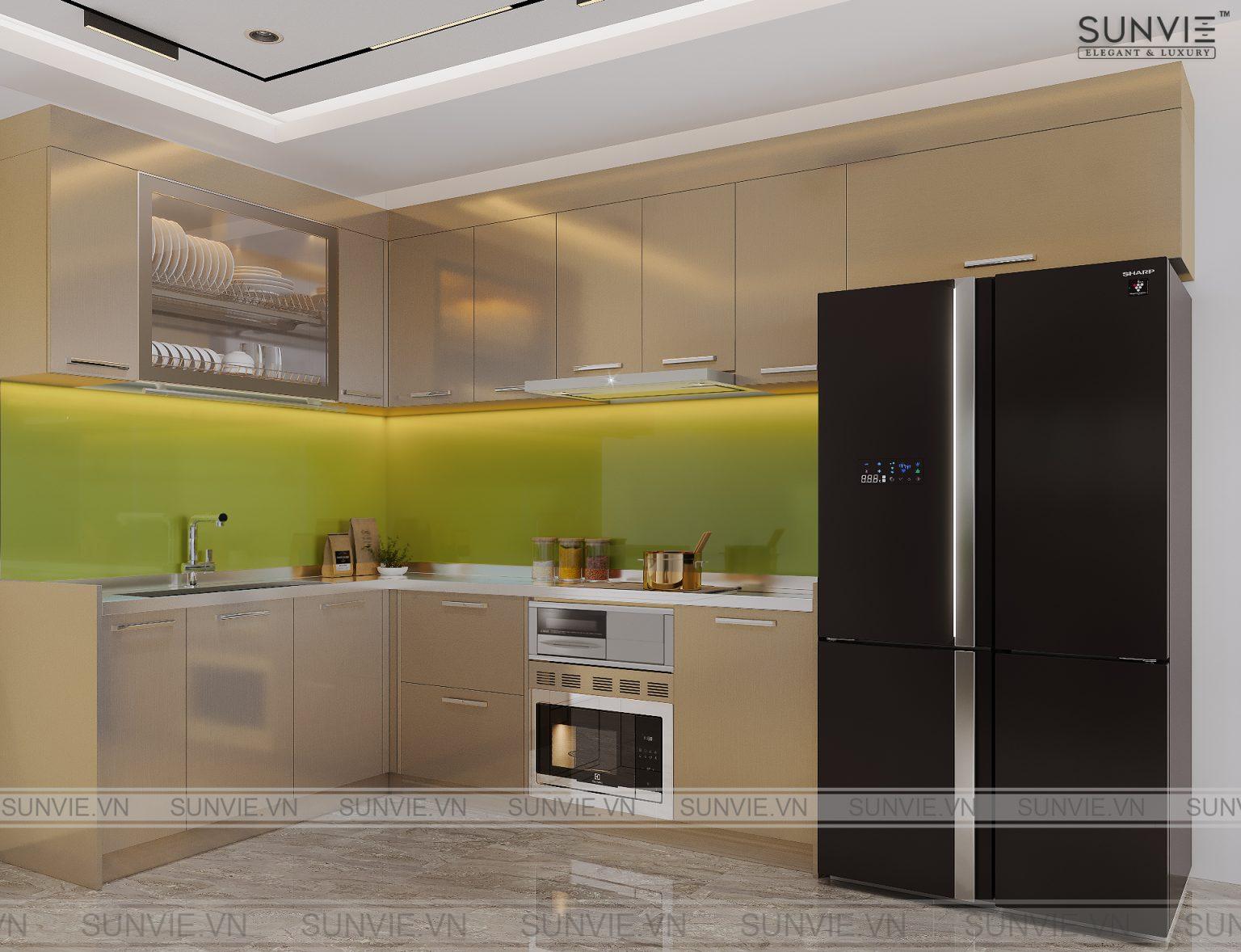 Tủ bếp inox Sunvie
