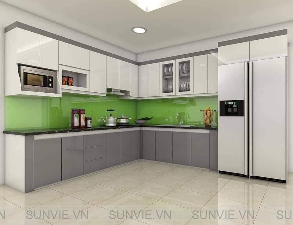 Tủ bếp nhựa đa dạng về thiết kế