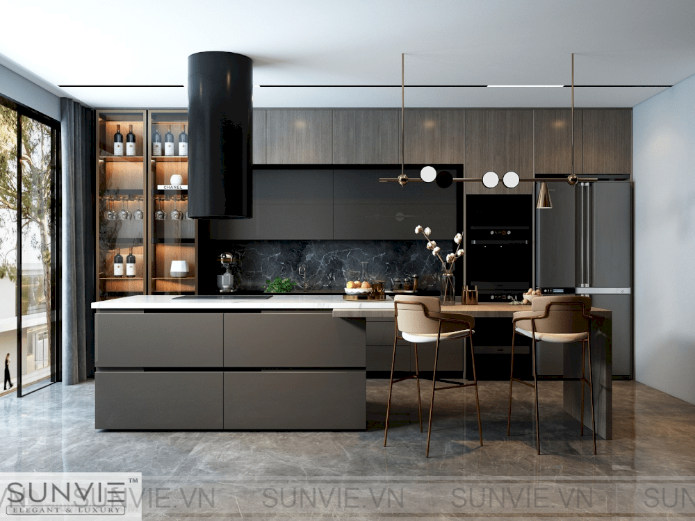 Hãy xem xét phong cách tổng thể của nhà bếp và chọn đồ nội thất bổ sung cho kiểu trang trí hiện có