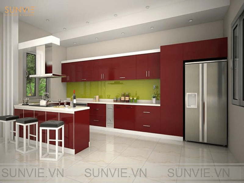Tủ bếp là sản phẩm nội thất nhà bếp quan trọng hàng đầu cần có cho nhà bếp hiện đại