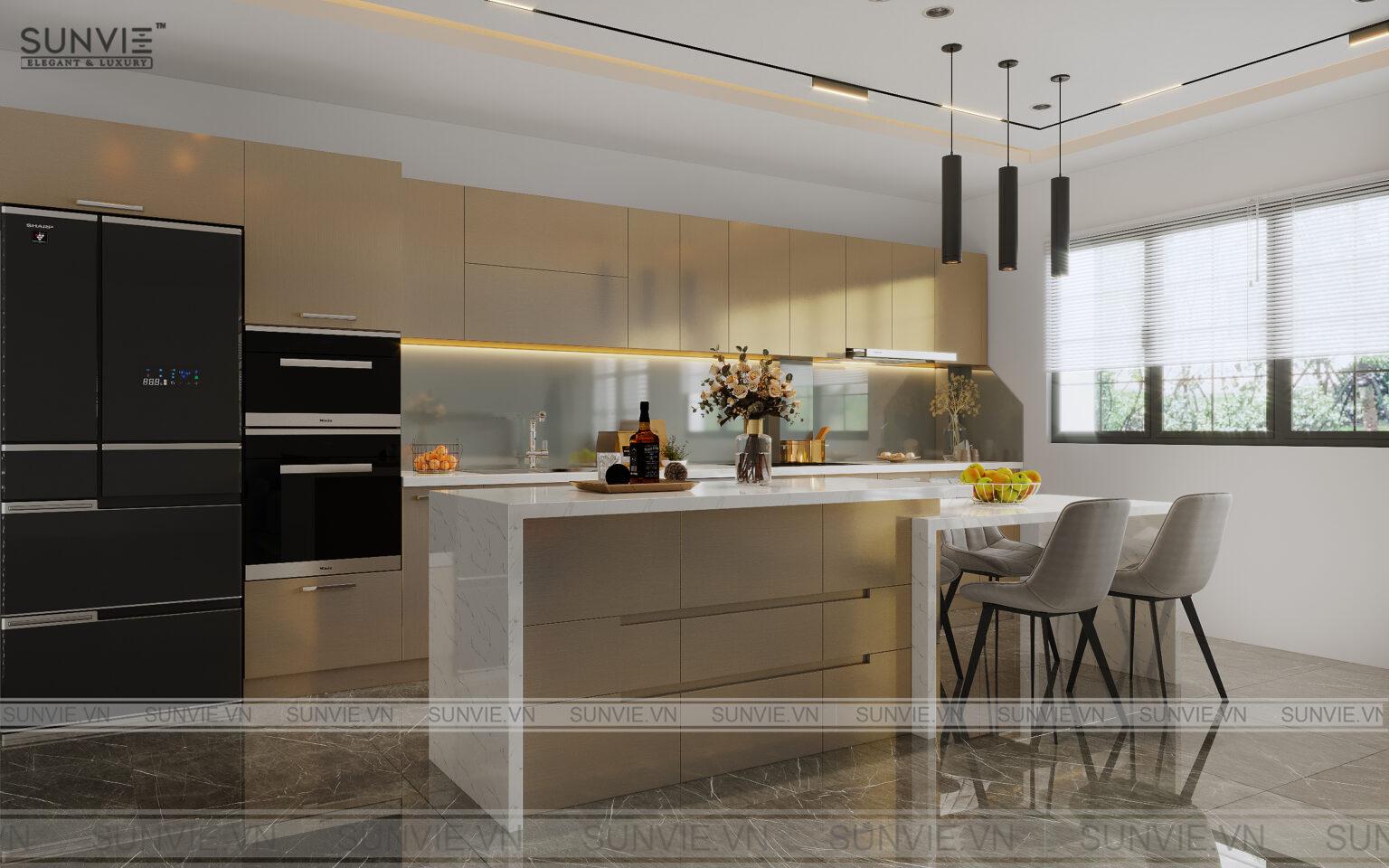 Diện tích phòng bếp bao nhiêu m2 là hợp lý?