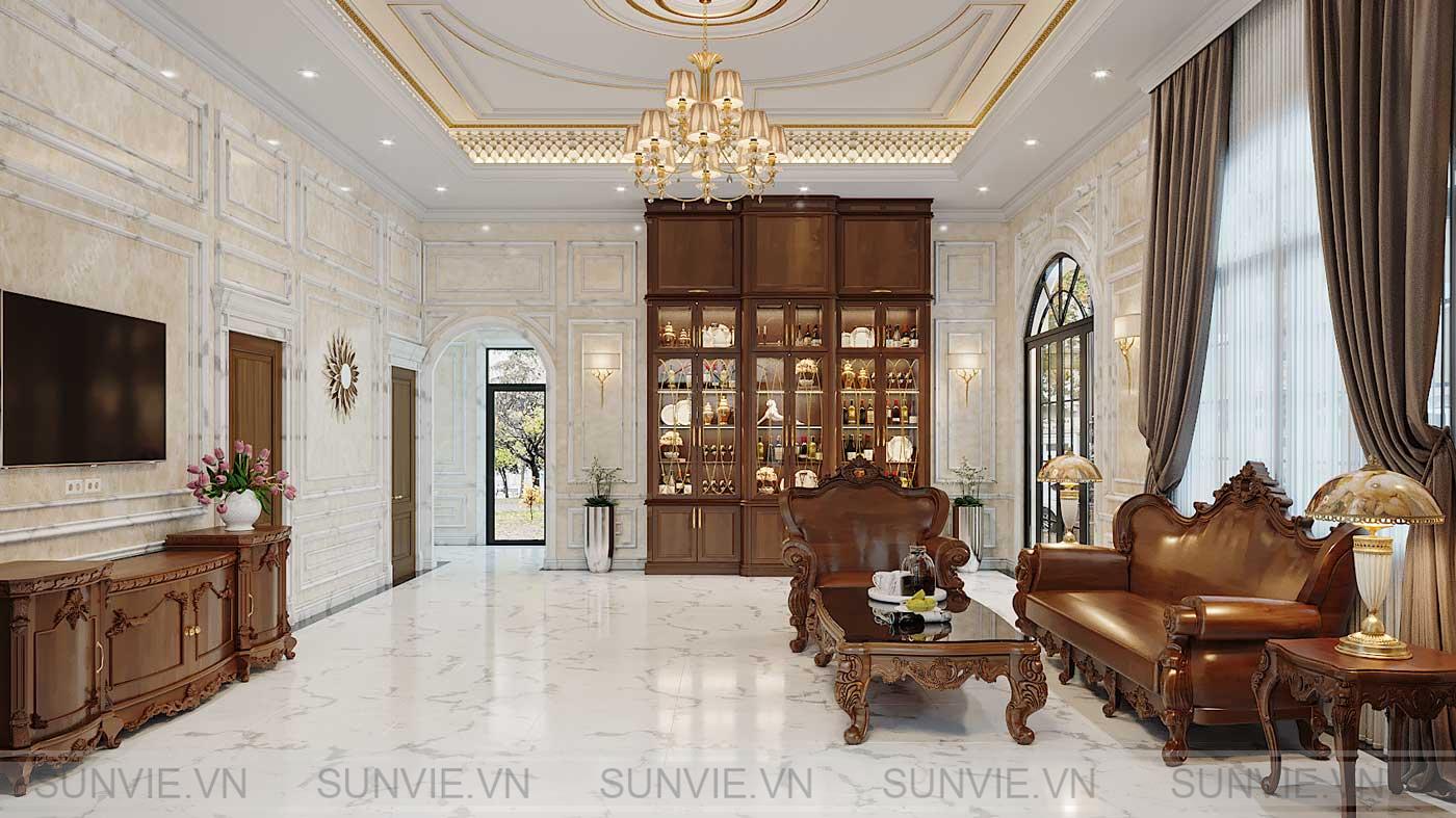 Thiết kế nhà phố tân cổ điển
