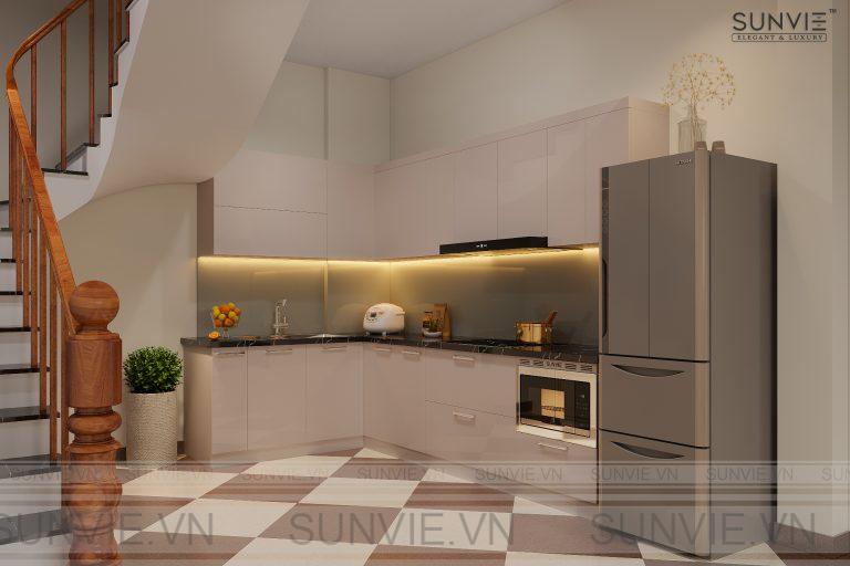 Mẫu tủ bếp SVE L1828