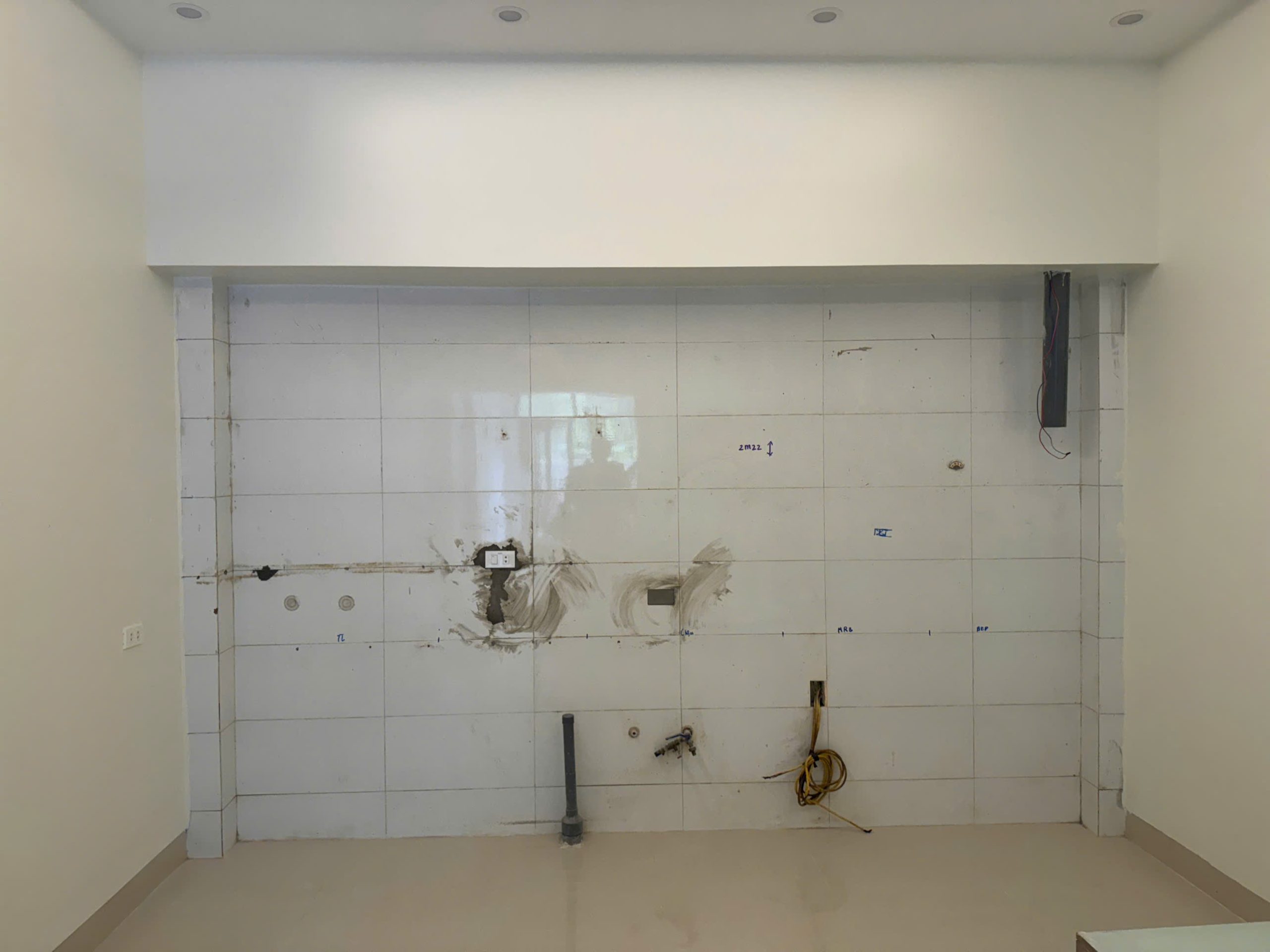 Mặt bằng căn bếp nhà anh Thịnh - Mậu Lương