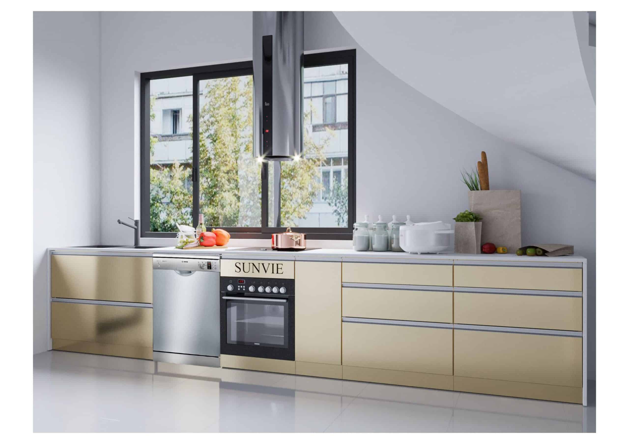 Dự án thiết kế tủ bếp inox gia đình chị Thoa - Tây Mỗ