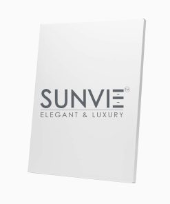 Cánh inox 304 phủ PVC màu trắng lấp lánh - Sunvie